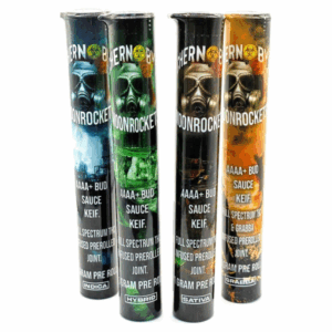 Cônes pré-roulés infusés "Moon-Rocket"