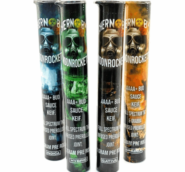 Cônes pré-roulés infusés "Moon-Rocket"