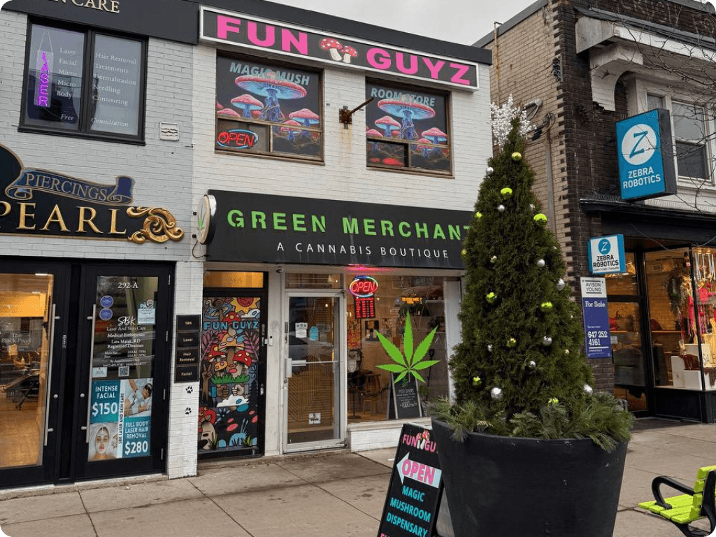 funguyz-magic-mushroom-dispensary-danforth-photo-1-storefront Funguyz - Magic Mushroom Dispensary at 294a Danforth Ave, storefront