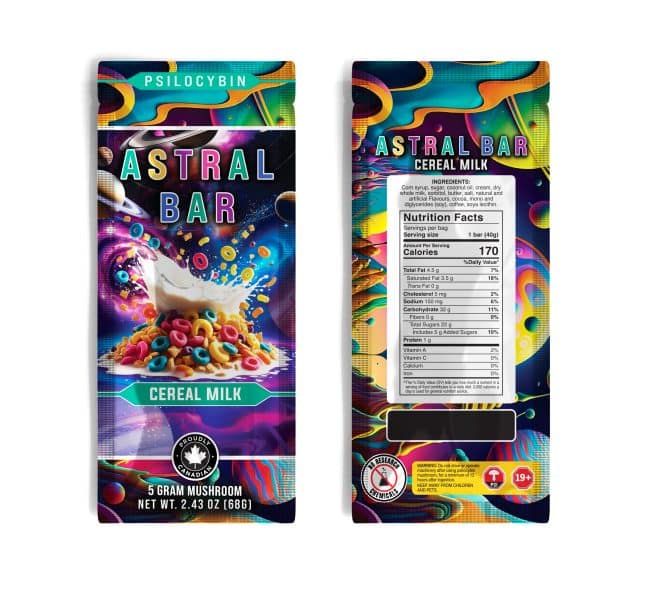 Chocolate de Setas 5g Barra Astral
