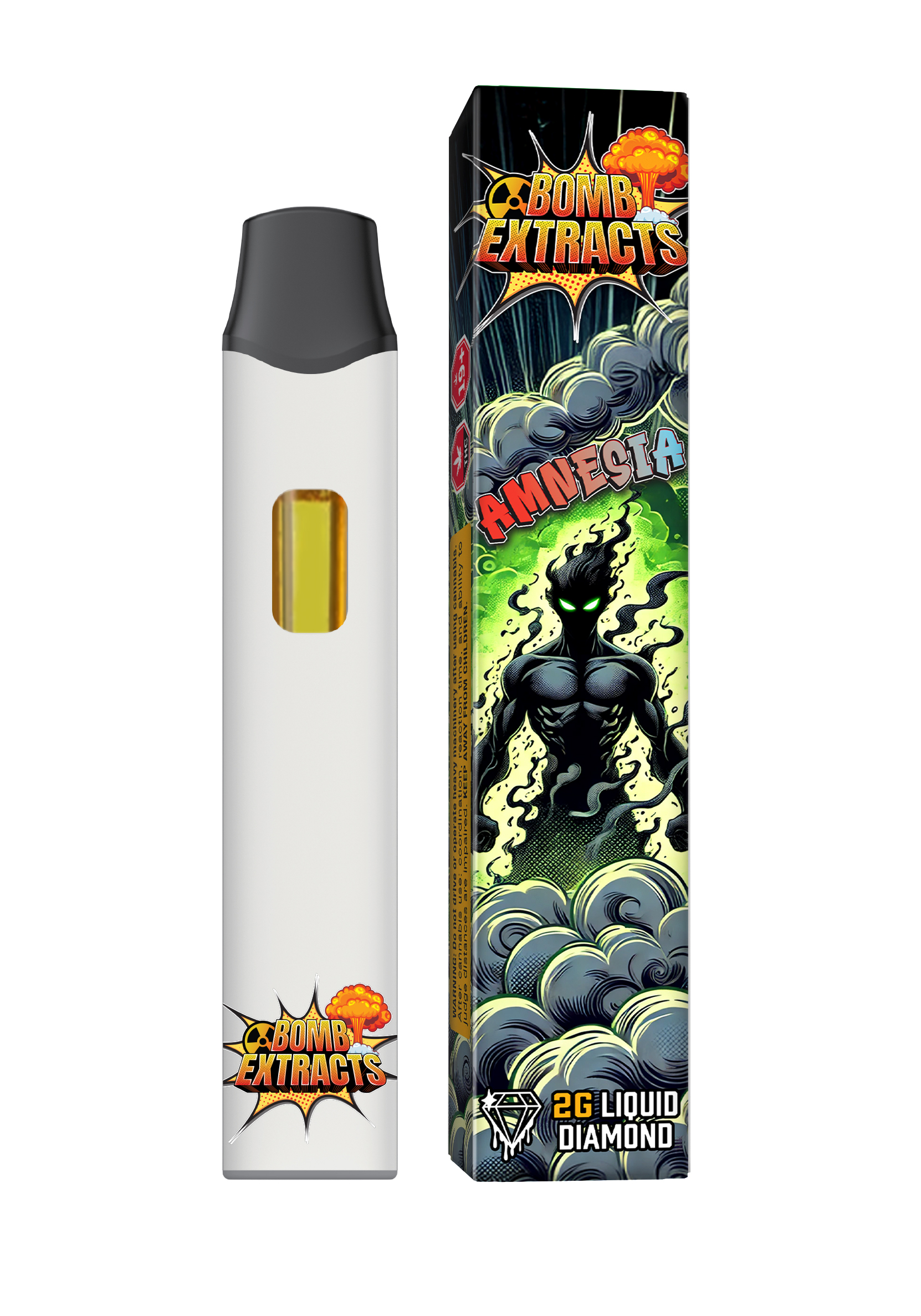 THC Disposable Vape Pen – Sativa - BombExtract - 2 G