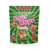 Bonbons aux clés aigres au THC