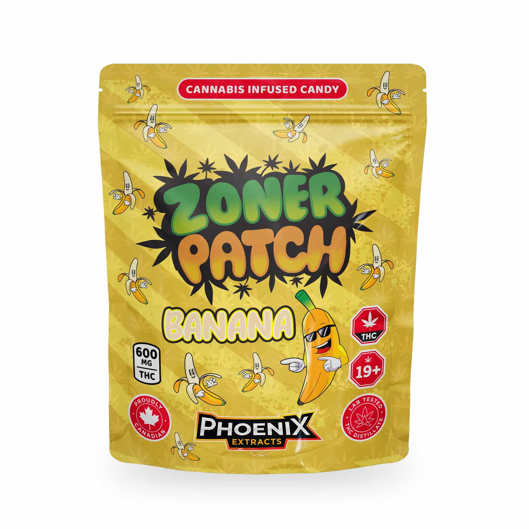 THC Candy - Zoner Patch - 600 MG - Phoenix Extract