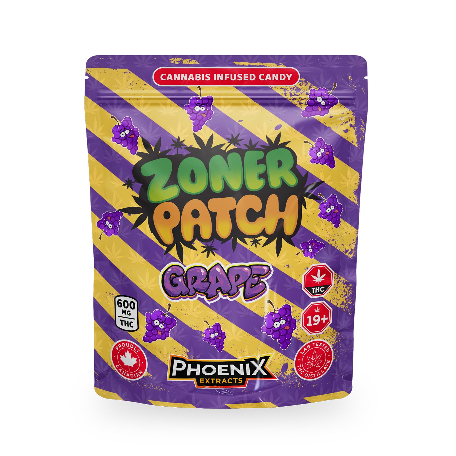 THC Candy - Zoner Patch - 600 MG - Phoenix Extract