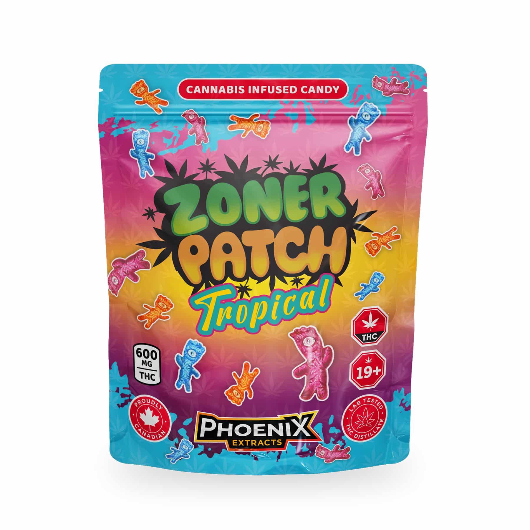 THC Candy - Zoner Patch - 600 MG - Phoenix Extract