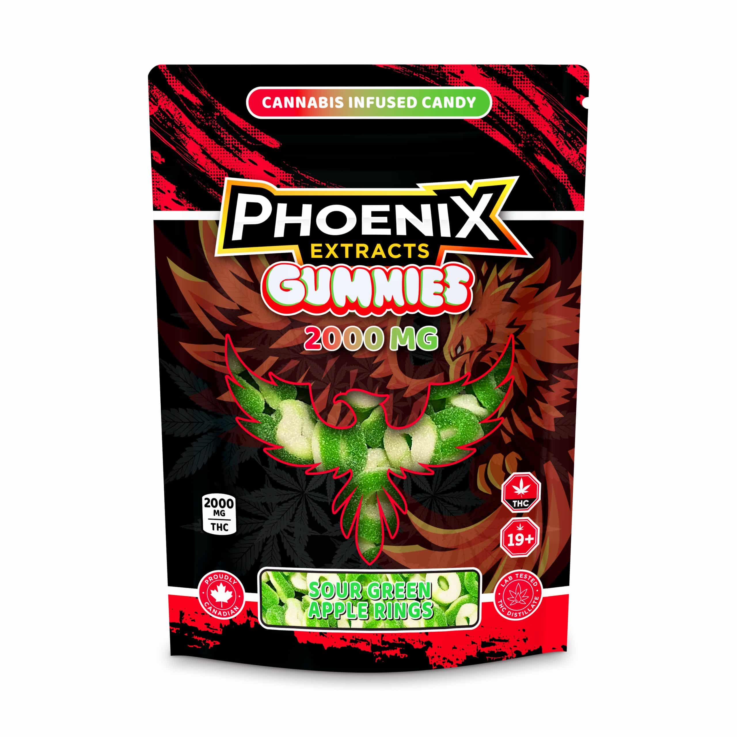 THC Candy - Gummies- 2000 MG - Phoenix Extract