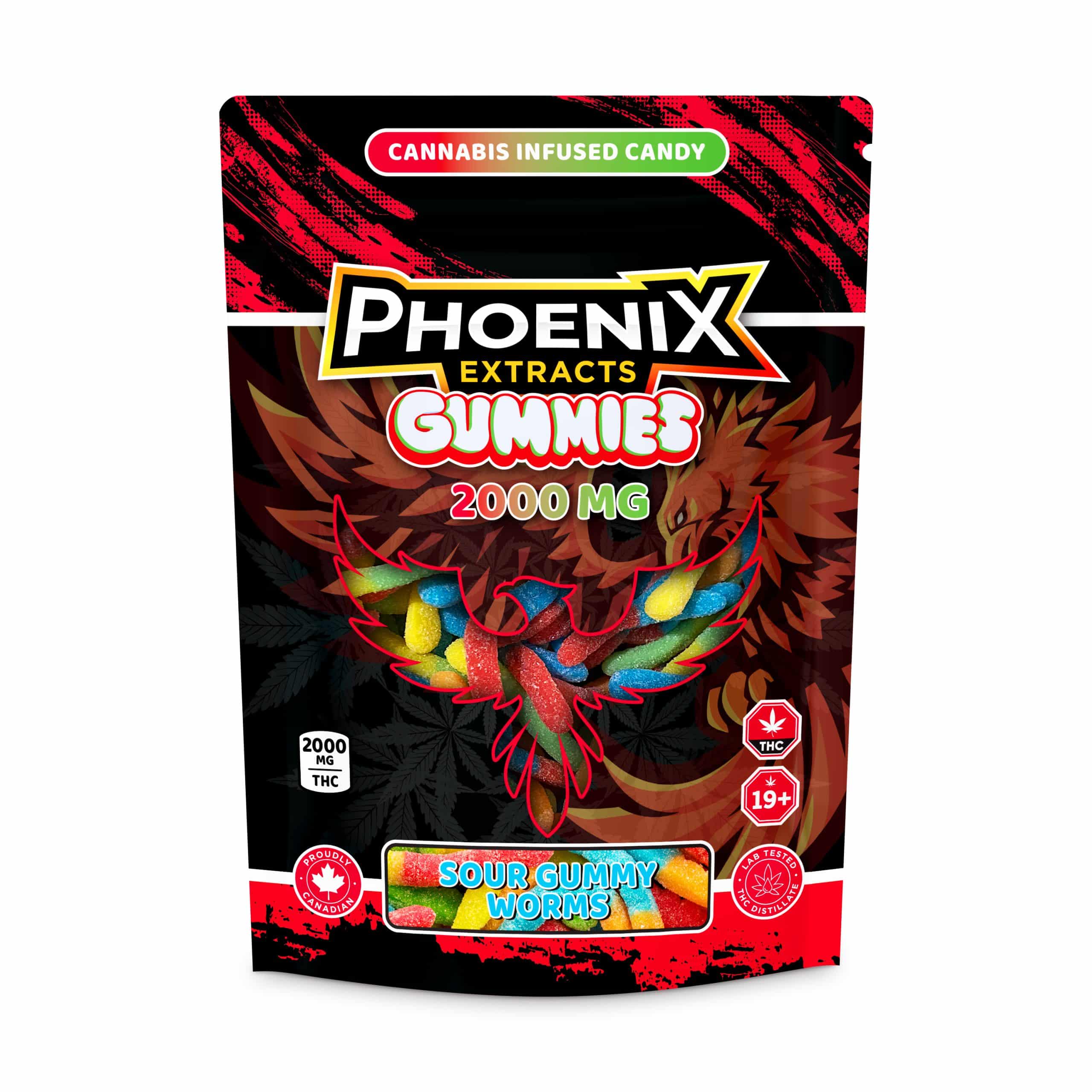 THC Candy - Gummies- 2000 MG - Phoenix Extract