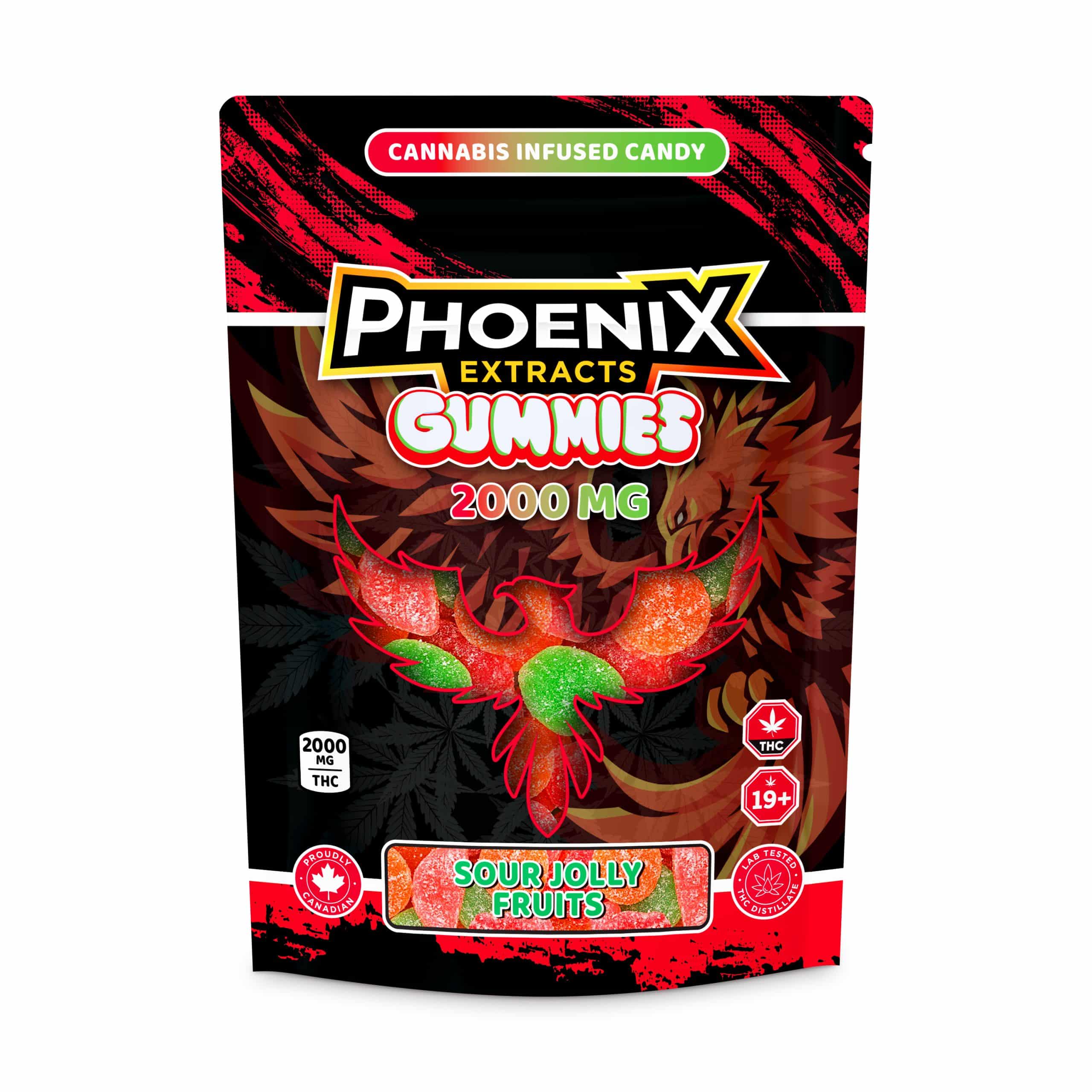 THC Candy - Gummies- 2000 MG - Phoenix Extract