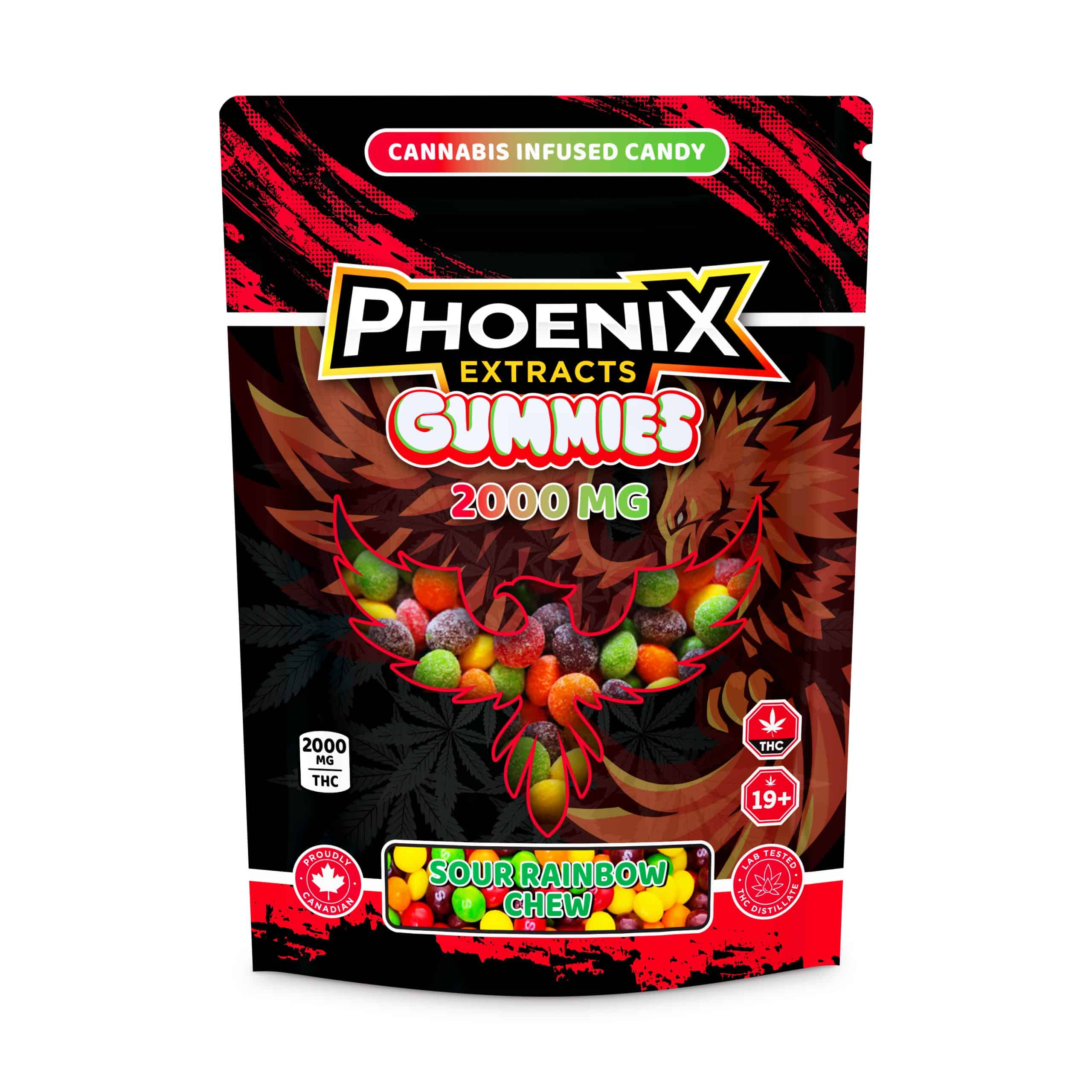 THC Candy - Gummies- 2000 MG - Phoenix Extract