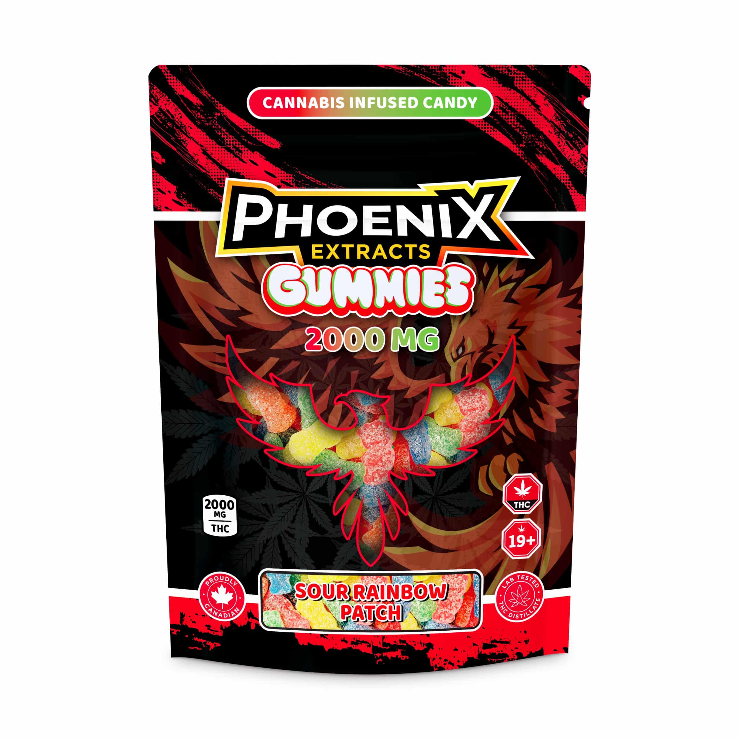 THC Candy - Gummies- 2000 MG - Phoenix Extract