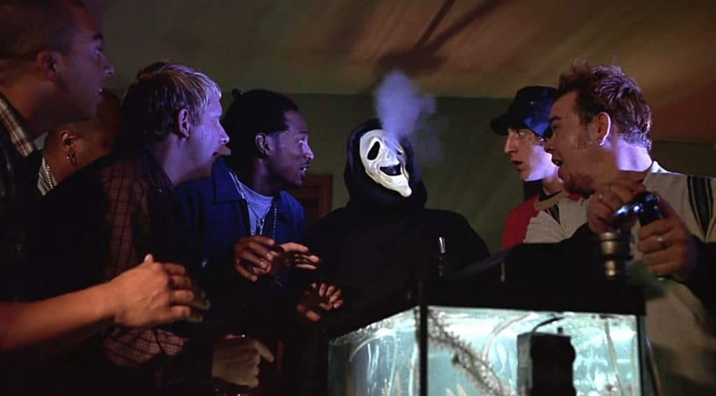 Una escena de la película Scary Movie