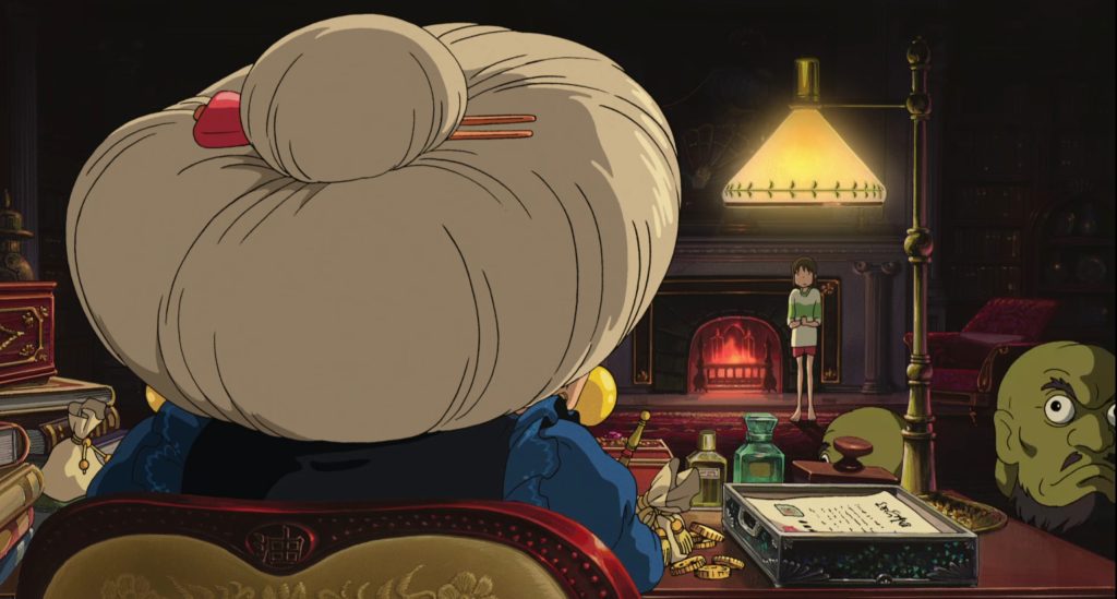 Una escena de El viaje de Chihiro