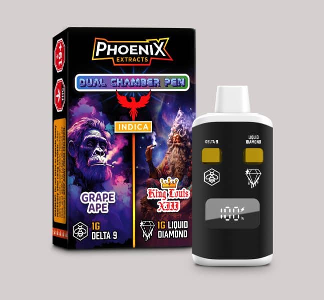 THC Vape Indica Grape Ape King Louise