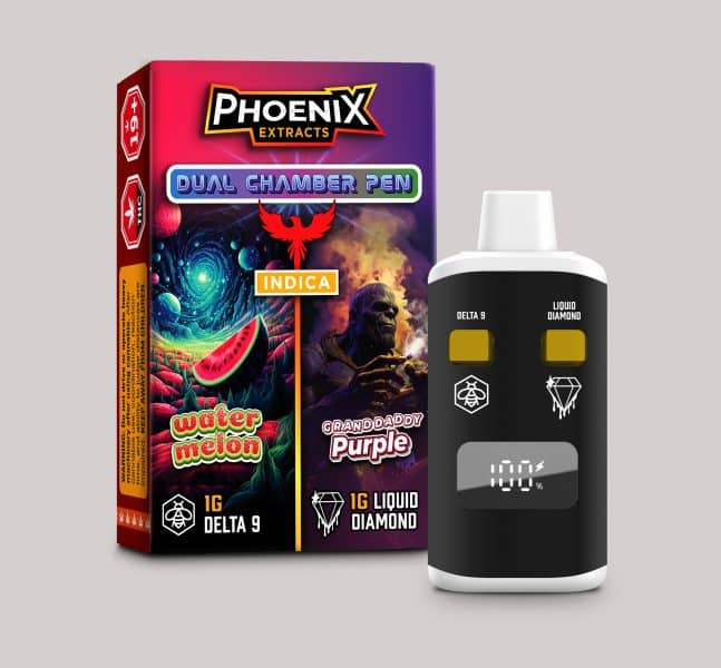 THC Vape Indica Watermelon Grand Daddy Purple