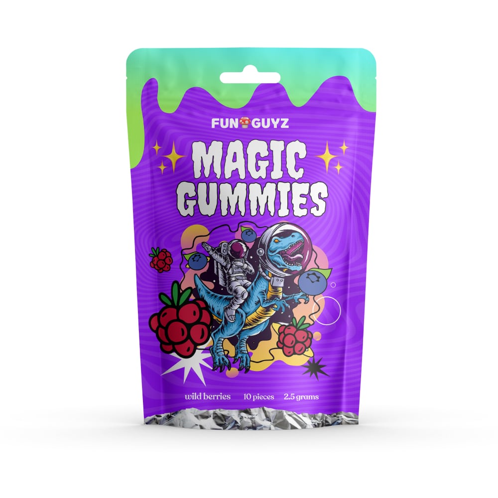 Gomitas de Psilocibina FunGuyz 2.5 G – Bayas Silvestres
