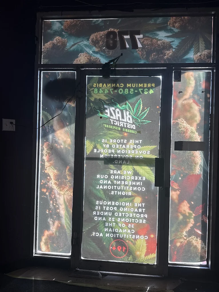 Entrance doors at FunGuyz 778 Barton St East, Hamilton