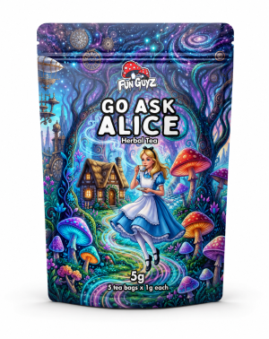 FunGuyz Go Ask Alice front psilocybin tea