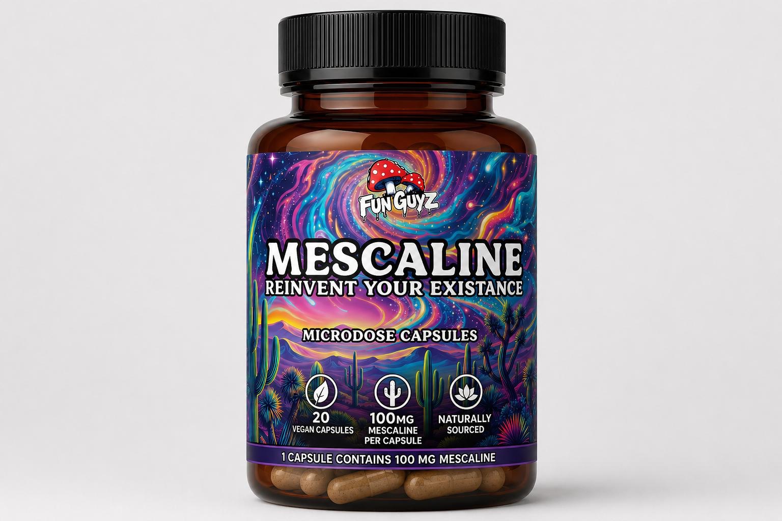 Mescaline Capsules 10x 100mg