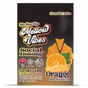 50mg Mellow Vibe 10x 5mg Social Dosing Gummies