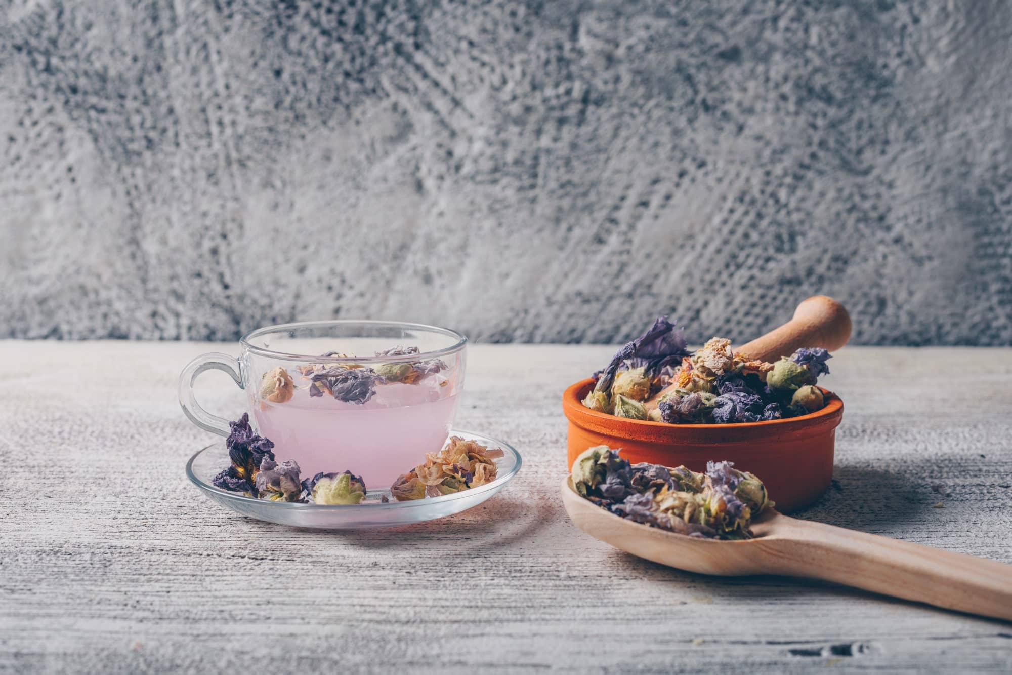 Thé aux champignons aux herbes