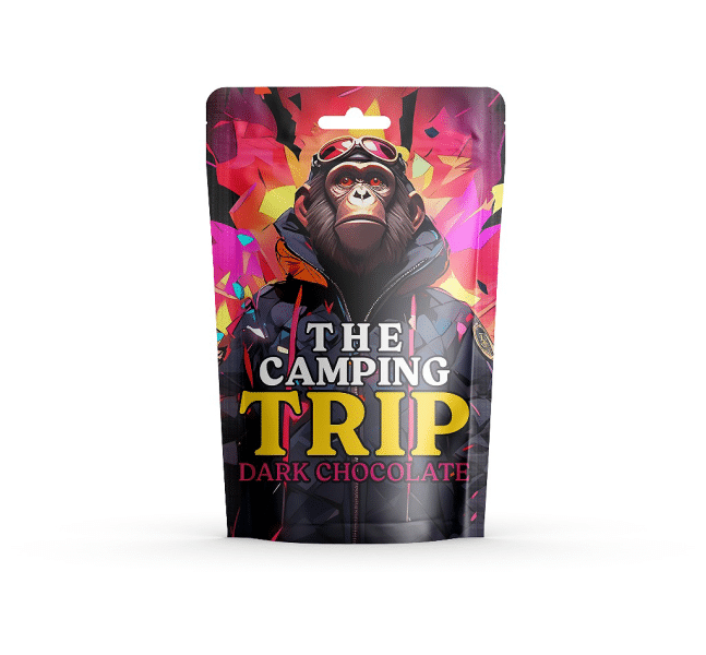 chocolat aux champignons pour un voyage en camping