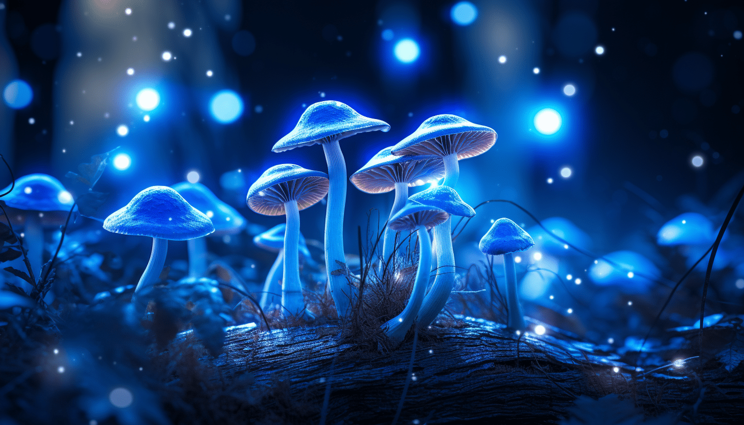 ¡Ayuda! Mis hongos mágicos se pusieron azules. ¿Está bien?